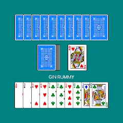 Взлом Gin Rummy (Джин Рамми)  [МОД Все открыто] - последняя версия apk на Андроид