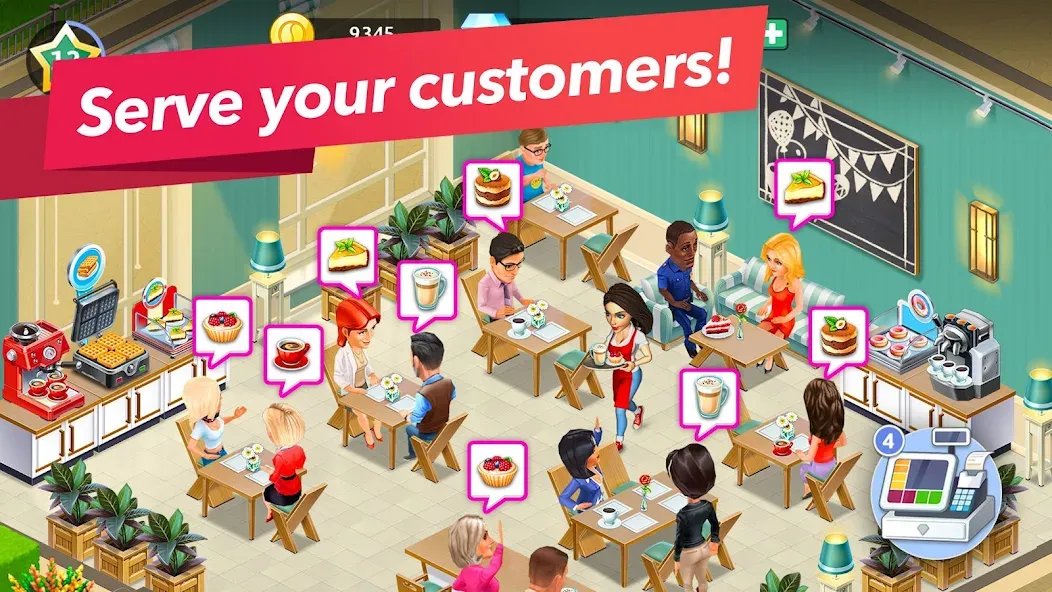 My Cafe — Restaurant Game  [МОД Бесконечные монеты] Screenshot 3