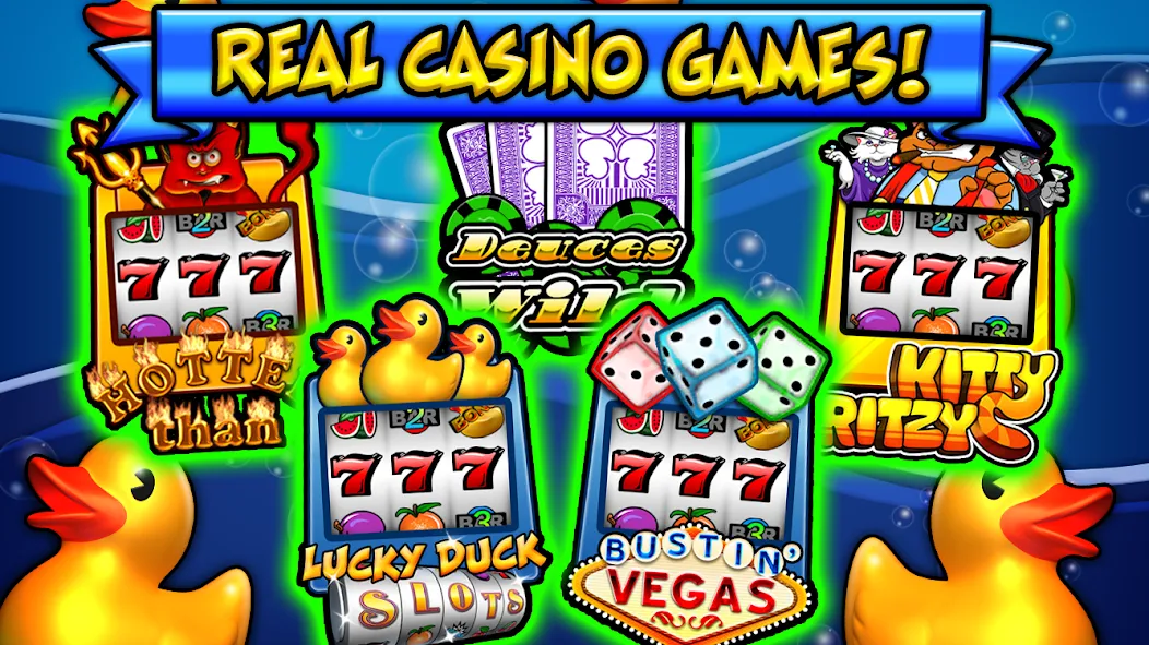 Lucky Duck Slots (Лаки Дак Слотс)  [МОД Все открыто] Screenshot 1