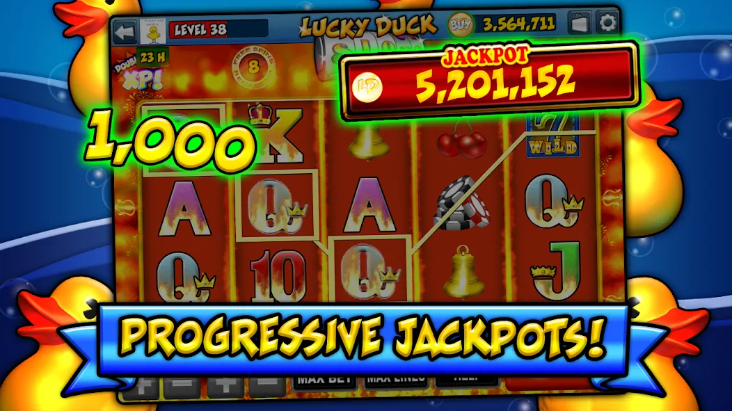 Lucky Duck Slots (Лаки Дак Слотс)  [МОД Все открыто] Screenshot 4