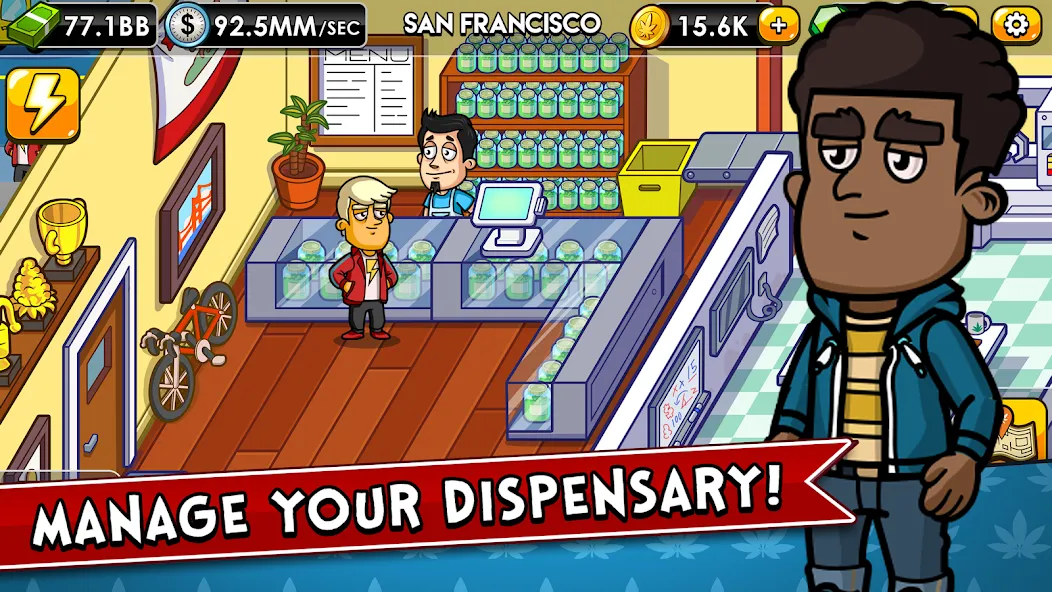 Weed Inc: Idle Tycoon (Уид Инк)  [МОД Unlimited Money] Screenshot 3