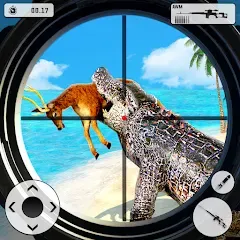 Взломанная Crocodile Hunting Animal Games (Крокодил Охота Игры с животными)  [МОД Бесконечные деньги] - полная версия apk на Андроид