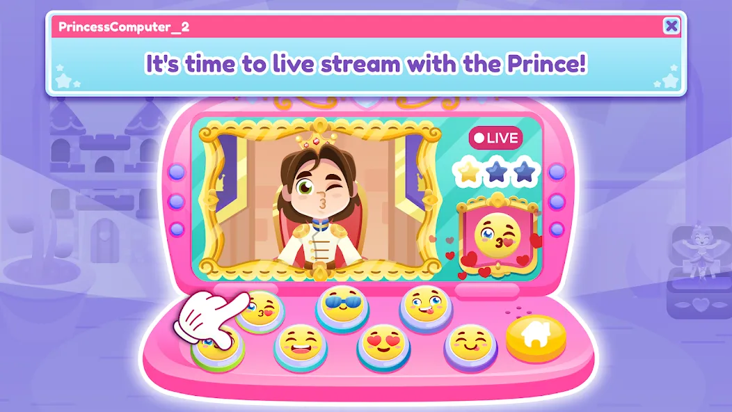 Princess Computer 2 Girl Games  [МОД Бесконечные монеты] Screenshot 3