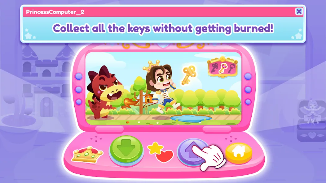 Princess Computer 2 Girl Games  [МОД Бесконечные монеты] Screenshot 4