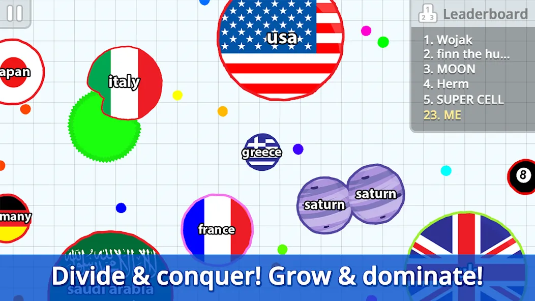 Agar.io  [МОД Menu] Screenshot 2