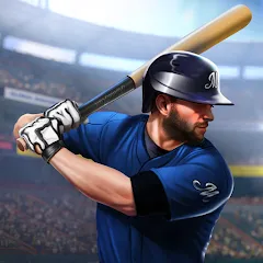 Взломанная Baseball: Home Run Sports Game (Бейсбол)  [МОД Все открыто] - полная версия apk на Андроид