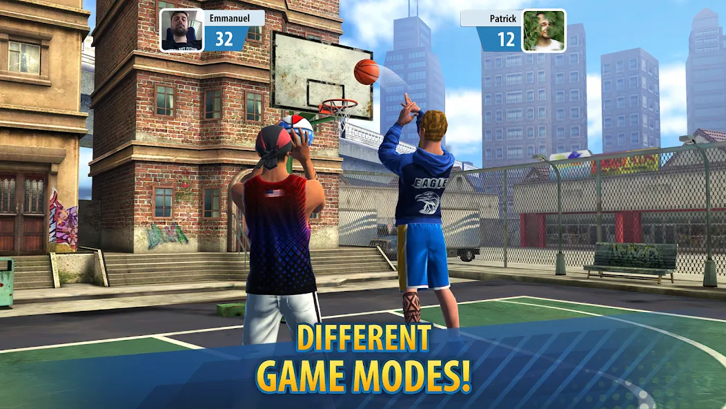 Basketball Stars: Multiplayer (Баскетбол Старс)  [МОД Mega Pack] Screenshot 5