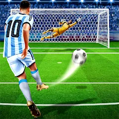 Скачать взломанную Football Strike: Online Soccer (Футбольный забастовка)  [МОД Бесконечные деньги] - полная версия apk на Андроид