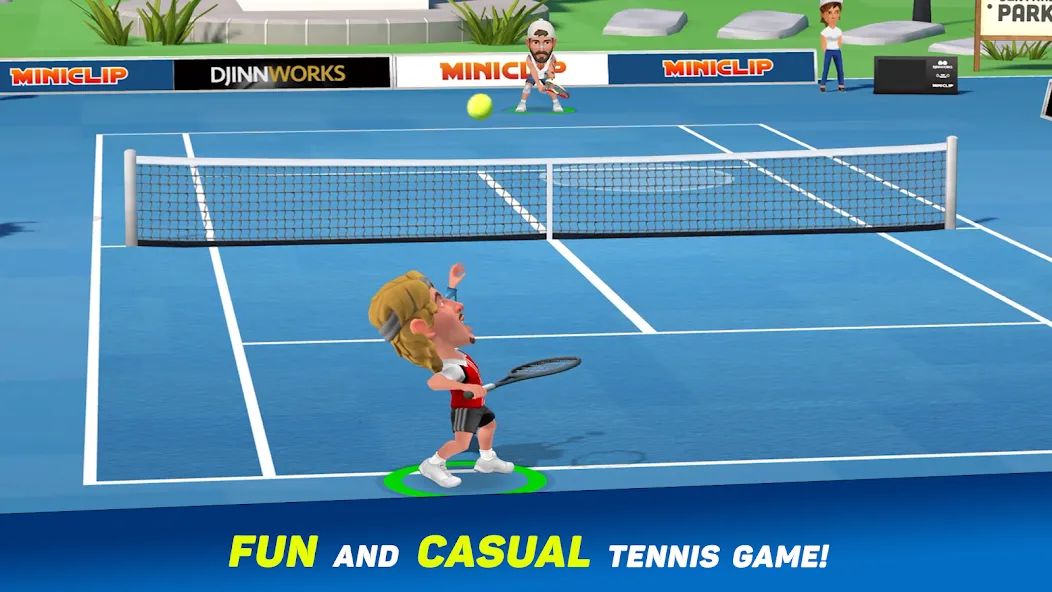 Mini Tennis: Perfect Smash (Мини Теннис)  [МОД Unlimited Money] Screenshot 1