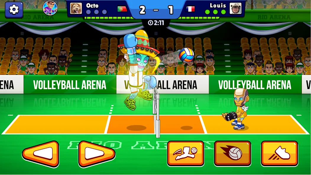 Volleyball Arena: Spike Hard (Волейбольная арена)  [МОД Все открыто] Screenshot 3