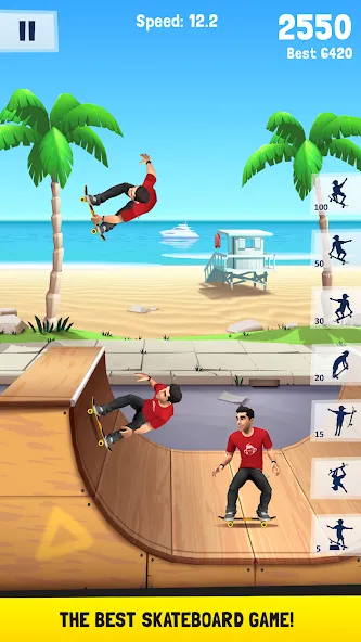 Flip Skater (Флип скейтер)  [МОД Все открыто] Screenshot 1