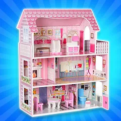 Скачать взломанную Girl Doll House Design & Clean  [МОД Много монет] - последняя версия apk на Андроид