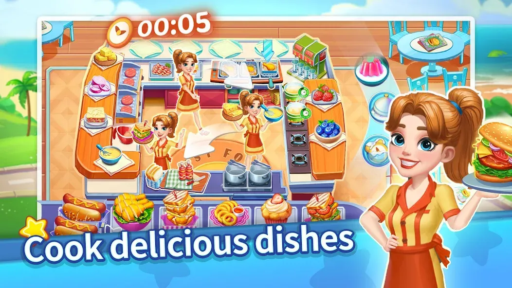 Cooking Master Adventure Games (Кукинг Мастер)  [МОД Menu] Screenshot 1