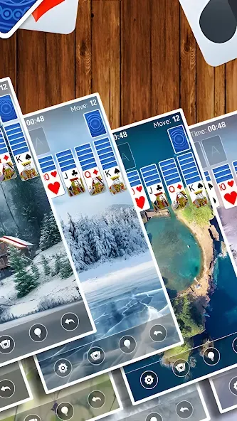 Solitaire Card Game (Солитер карточная игра)  [МОД Menu] Screenshot 4