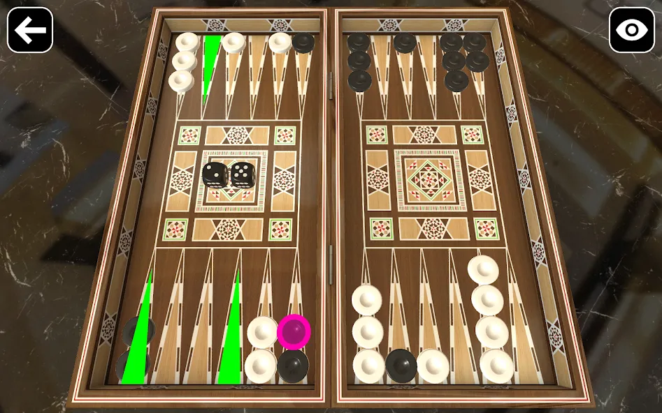 Original Backgammon  [МОД Unlimited Money] Screenshot 2