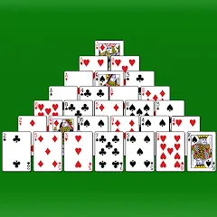 Взломанная Pyramid Solitaire - Card Games (Пирамида Солитер)  [МОД Бесконечные монеты] - последняя версия apk на Андроид