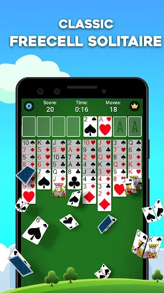 FreeCell Solitaire: Card Games (Фрицелл пасьянс)  [МОД Unlocked] Screenshot 1