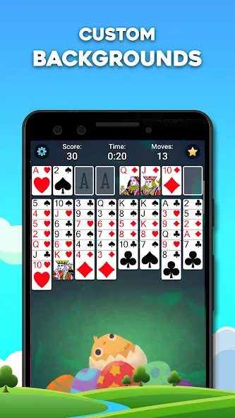 FreeCell Solitaire: Card Games (Фрицелл пасьянс)  [МОД Unlocked] Screenshot 3