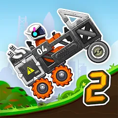 Взломанная Rovercraft 2: Race a space car (Роверкрафт 2)  [МОД Все открыто] - полная версия apk на Андроид