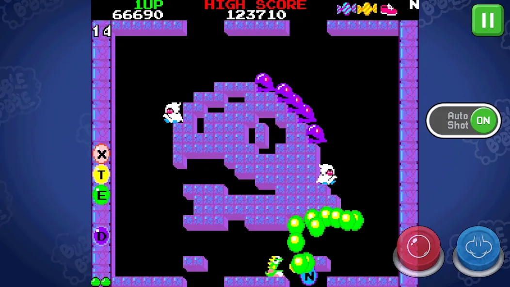 BUBBLE BOBBLE classic (БАБЛ БОББЛ классика)  [МОД Unlocked] Screenshot 4