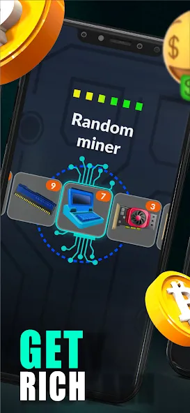 Merge Crypto Miner: Earn Money (Мердж Крипто Майнер)  [МОД Unlocked] Screenshot 2