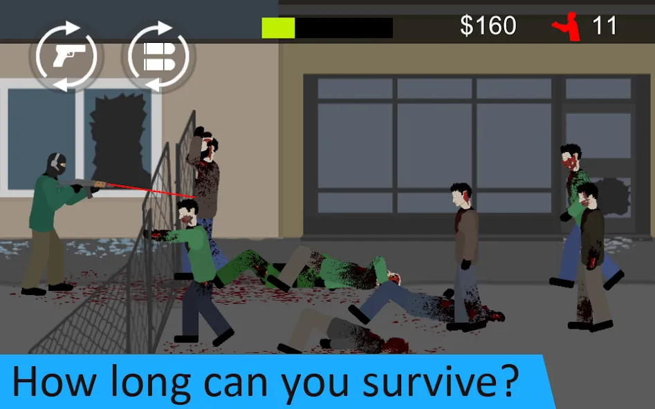 Flat Zombies: Defense&Cleanup (Флэт Зомби)  [МОД Бесконечные монеты] Screenshot 5