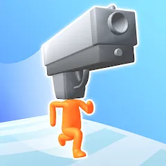 Взлом Gun Head Run (Ган Хэд Ран)  [МОД Много денег] - последняя версия apk на Андроид