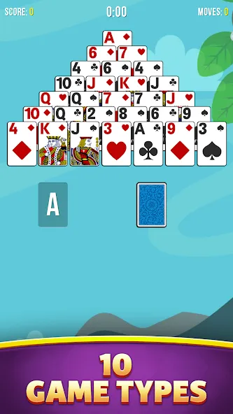 Solitaire Bliss Collection  [МОД Бесконечные монеты] Screenshot 2