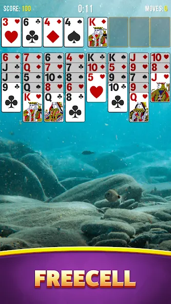 Solitaire Bliss Collection  [МОД Бесконечные монеты] Screenshot 4