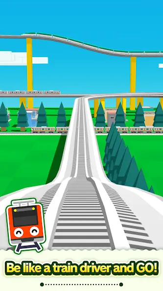 Train Go - Railway Simulator (Трэйн Го)  [МОД Много денег] Screenshot 2