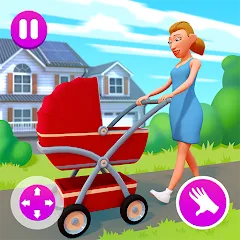 Скачать взломанную Mother Simulator: Family life  [МОД Menu] - последняя версия apk на Андроид