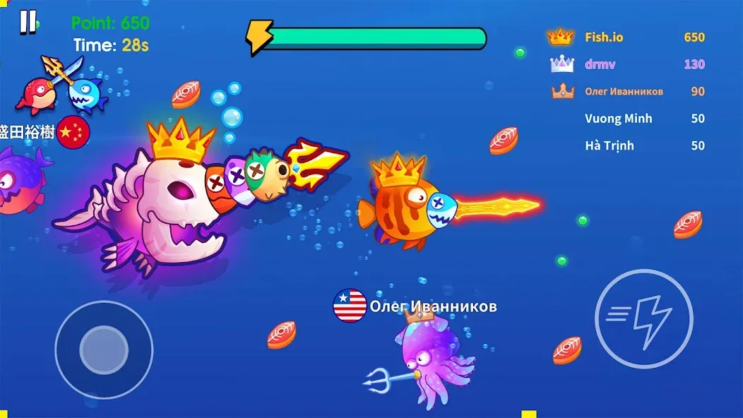 Sword Shark.io - Hungry Shark  [МОД Бесконечные деньги] Screenshot 2