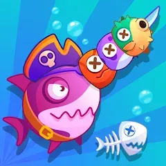 Скачать взломанную Sword Shark.io - Hungry Shark  [МОД Бесконечные деньги] - последняя версия apk на Андроид