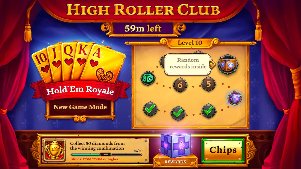 Texas Holdem - Scatter Poker (Тексас Холдем)  [МОД Бесконечные деньги] Screenshot 2