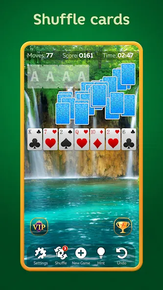 Solitaire Play - Card Klondike (Солитер Плей)  [МОД Unlocked] Screenshot 2