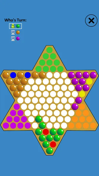 Chinese Checkers Touch (Китайские шашки Тач)  [МОД Бесконечные монеты] Screenshot 2