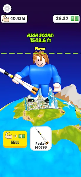 Lifting Hero (Лифтинг герой)  [МОД Меню] Screenshot 3