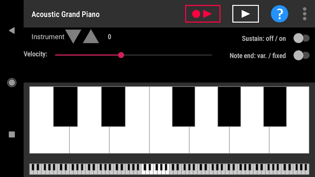 Simple piano with recorder (Симпл пиано с рекордером)  [МОД Unlocked] Screenshot 4