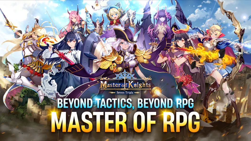 Master of Knights- Tactics RPG (Мастер оф Найтс)  [МОД Много монет] Screenshot 3