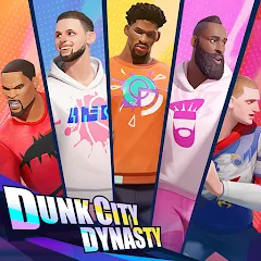 Скачать взлом Dunk City Dynasty (Данк Сити Династия)  [МОД Menu] - последняя версия apk на Андроид