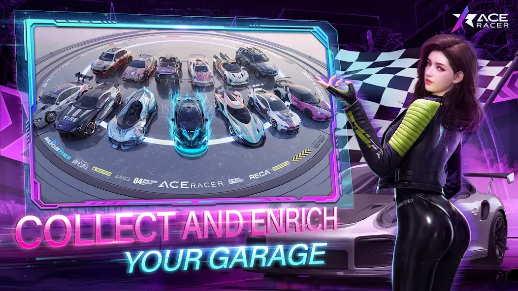 Ace Racer (Эйс Рейсер)  [МОД Много монет] Screenshot 2