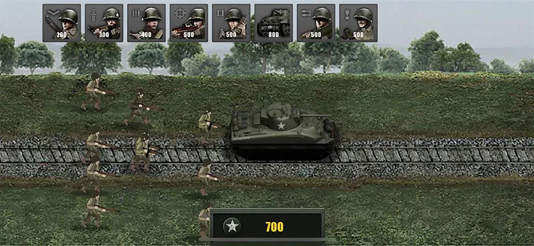 Warfare War Troops (Военное сражение Война Войска)  [МОД Бесконечные деньги] Screenshot 2