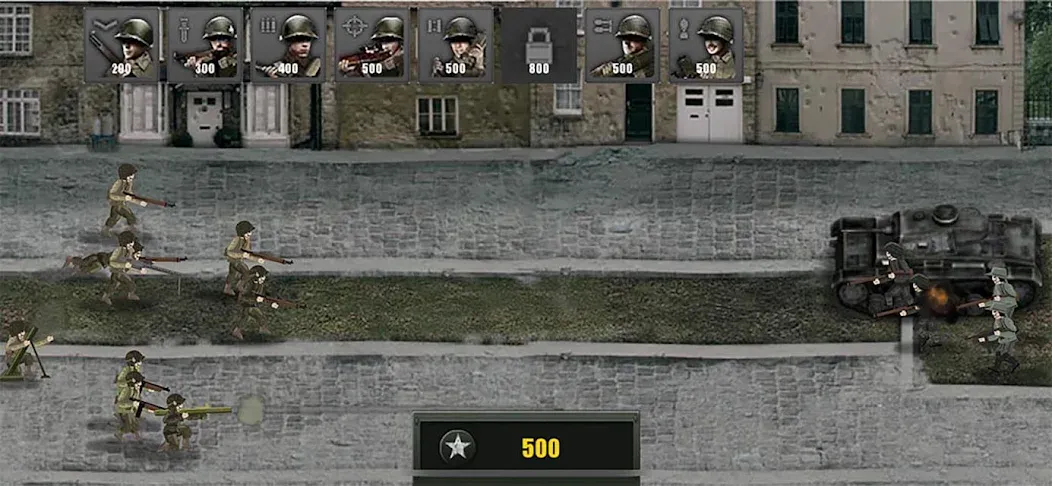 Warfare War Troops (Военное сражение Война Войска)  [МОД Бесконечные деньги] Screenshot 3