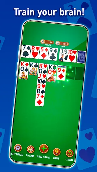 Solitaire: Classic Card Game (Клондайк Солитер)  [МОД Много денег] Screenshot 2