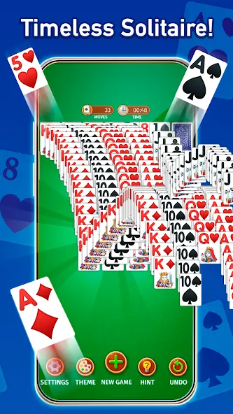 Solitaire: Classic Card Game (Клондайк Солитер)  [МОД Много денег] Screenshot 3