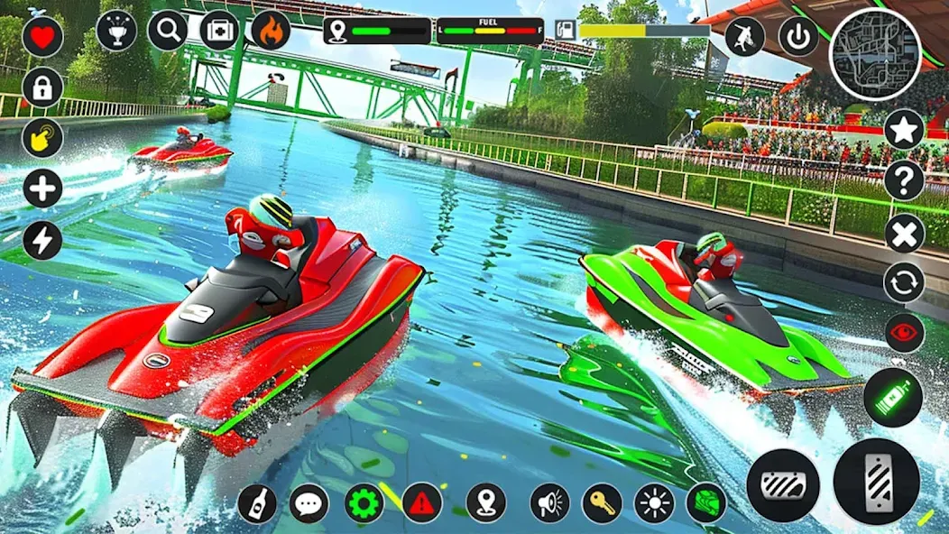 Jetski Boat Racing: Boat Games (Джетски Гонки на лодках)  [МОД Все открыто] Screenshot 4