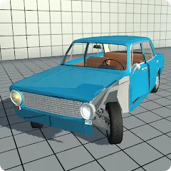 Скачать взломанную Simple Car Crash Physics Sim (Симулятор физики простого автомобильного столкновения)  [МОД Много денег] - последняя версия apk на Андроид