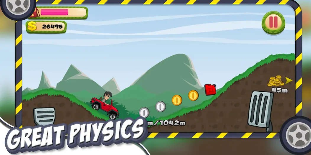 Hill Racing – Offroad Hill Adv (Хилл Рэйсинг)  [МОД Бесконечные деньги] Screenshot 2