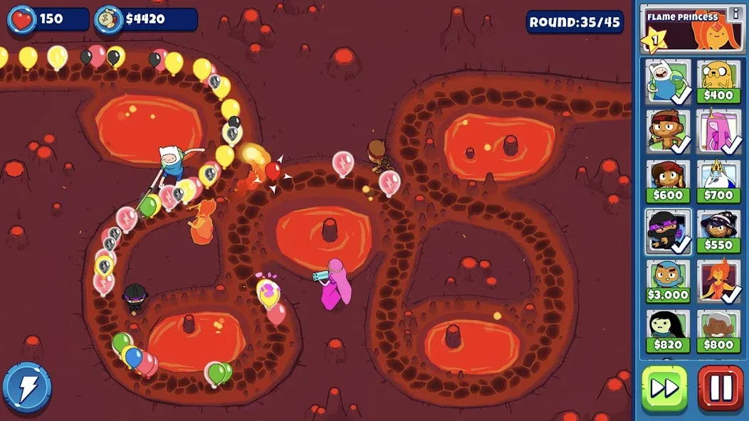 Bloons Adventure Time TD (Блунс Приключения Времени ТД)  [МОД Меню] Screenshot 4