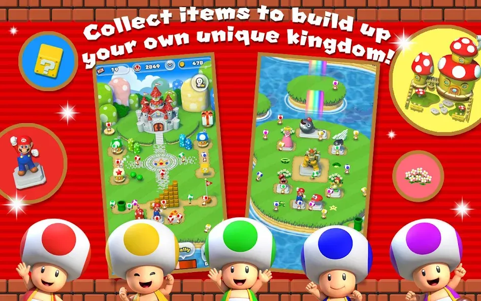 Super Mario Run (упер Марио Ран)  [МОД Mega Pack] Screenshot 5